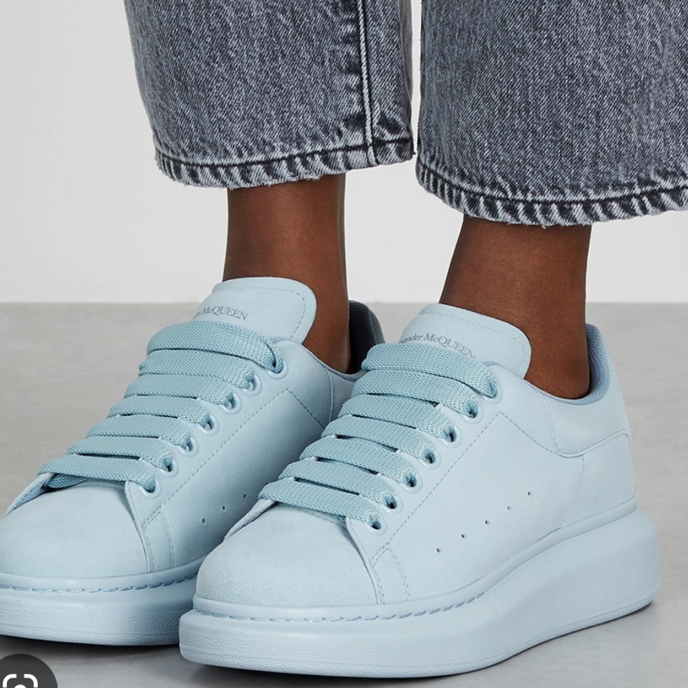 McQueen Light Blue Sneakers